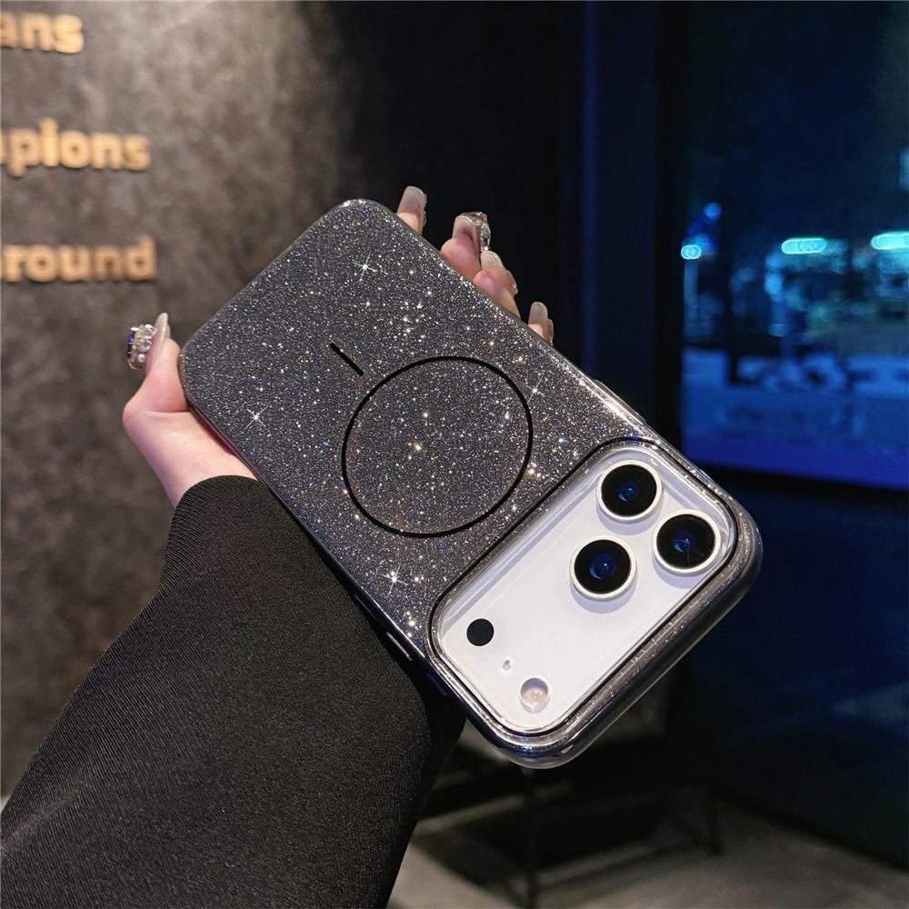 Чохол Color Glitter Magnetic для IPhone 17 Pro Max (Чорний)