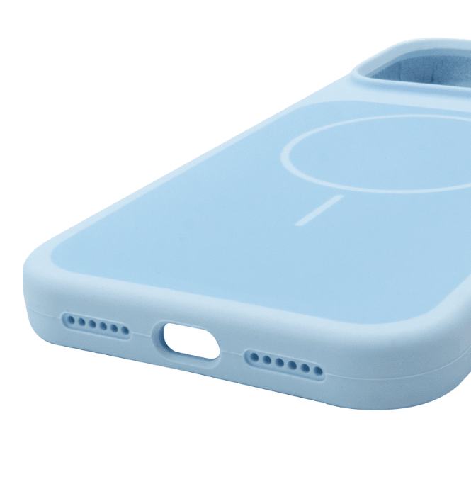 Чохол New Silicone Case MagSafe для iPhone 17 Pro Sky blue-3