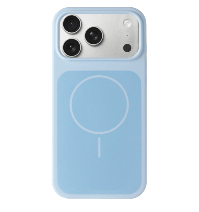 Чохол New Silicone Case MagSafe для iPhone 17 Pro Sky blue-0
