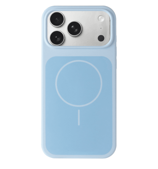 Чохол New Silicone Case MagSafe для iPhone 17 Pro Sky blue