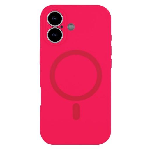 Silicone Case Full Camera Protective (AA) with MagSafe для iPhone 17 (Barbie pink)