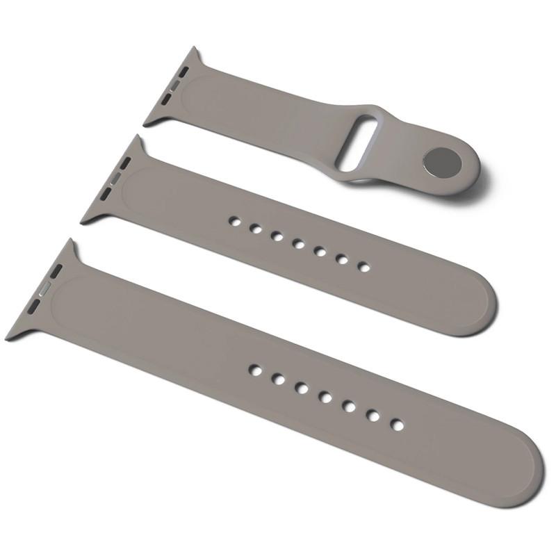Ремінець 3 in 1 Bracelet для Apple watch 38 mm/40 mm / 41 mm (S / M) Dark grey