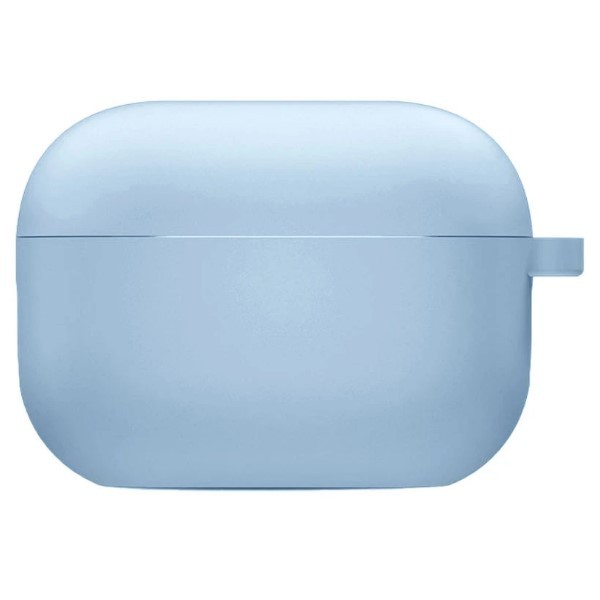 Silicone Case для Airpods Pro 2 з мікрофіброю (Lilac Blue)-0
