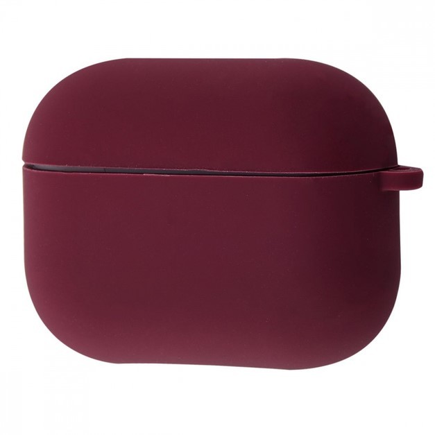 Силіконовий футляр для AirPods Pro 3 (Marsala)-0