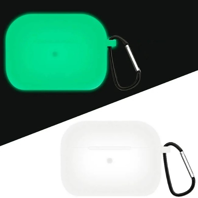 Силіконовий футляр для AirPods Pro 3 (luminescent  White)-0