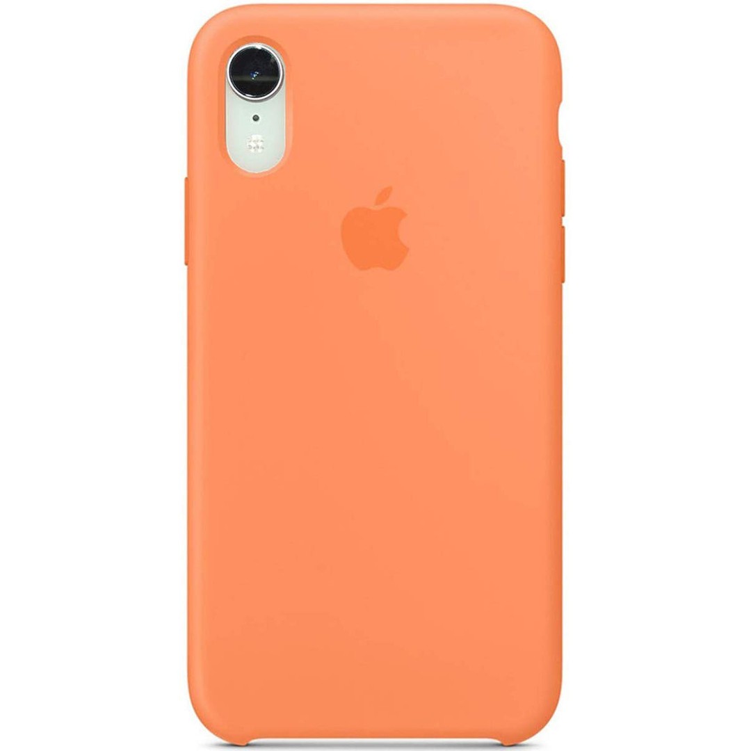 Silicone Case (AA) для iPhone XR (6.1") (Papaya)-0