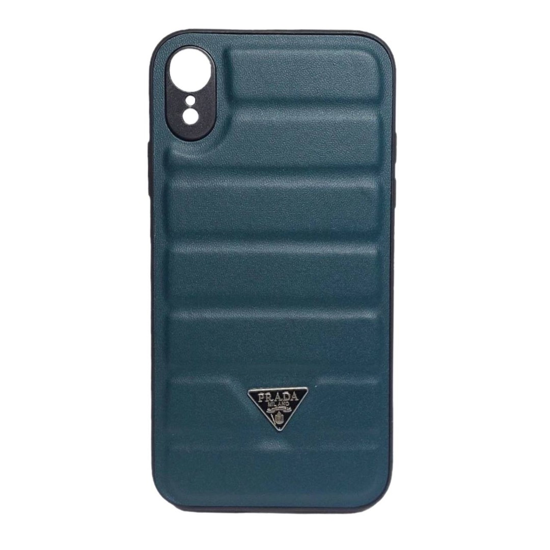 Накладка Prada для iPhone Xr (Navy blue)-0