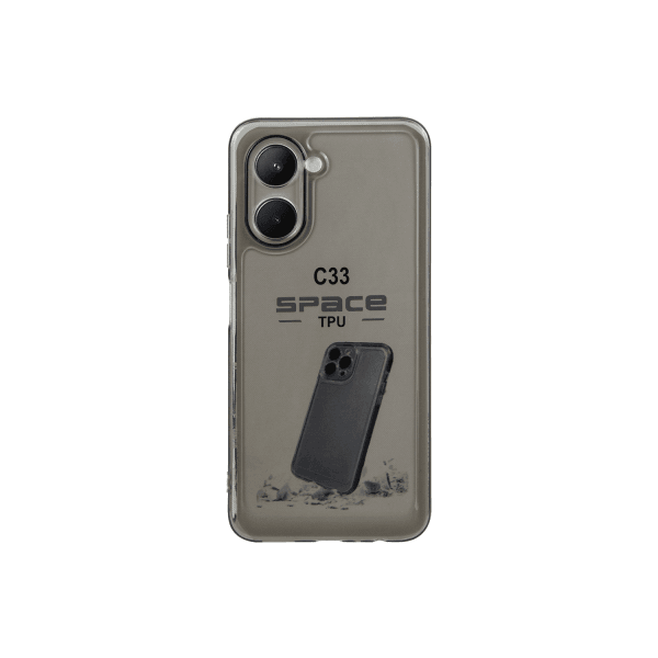 Накладка Space TPU для Realme C33 сіра-0