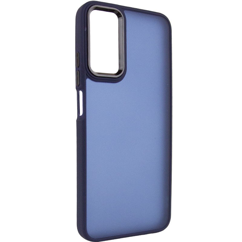 Накладка TPU+PC Lyon Frosted для Oppo A78 (Navy blue)-1