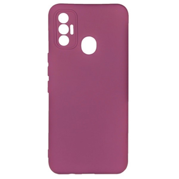 Silicone Cover Full Camera without Logo (A) для Tecno Spark 7 (Marsala)-0