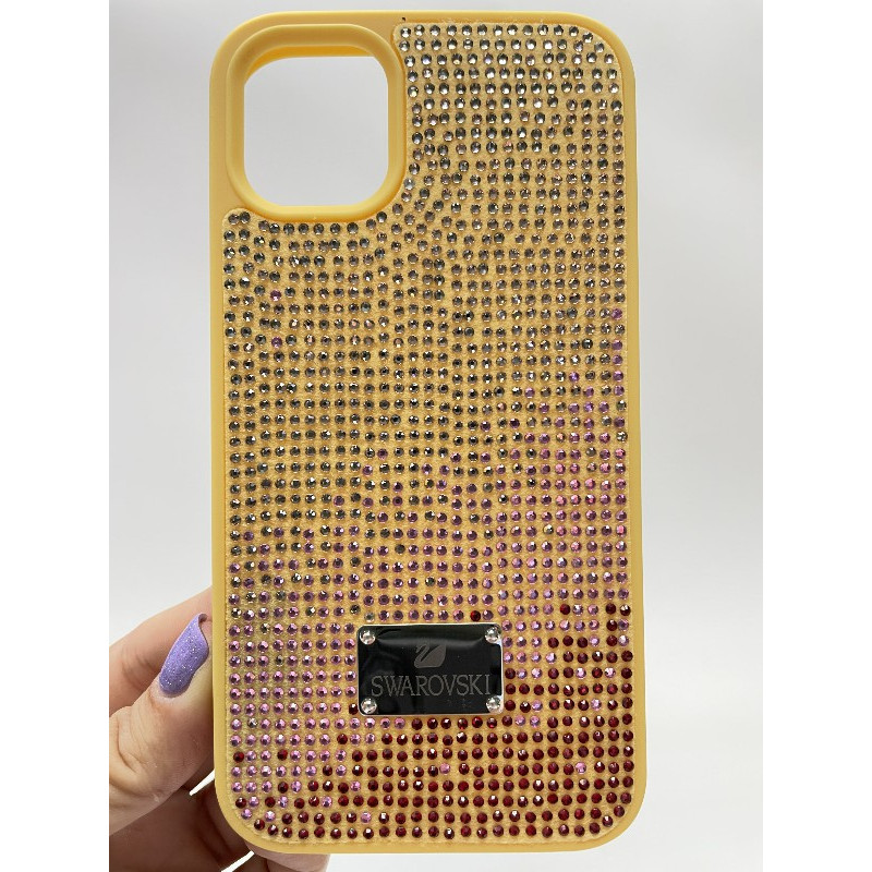 Накладка SW Diamonds для IPhone 11 жовта-0