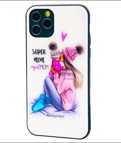 Чохол Girls Glass для IPhone 11 Pro Super Mom-0