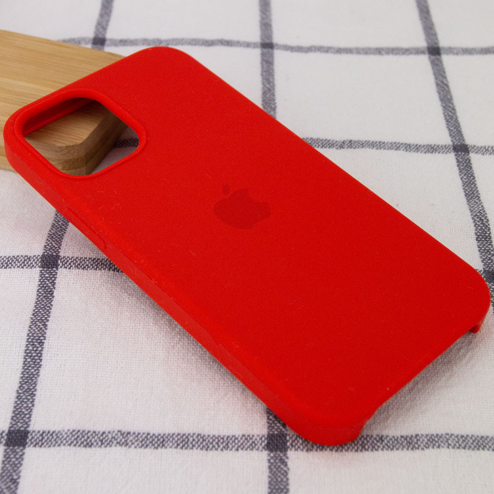 Silicone Case (AA) для iPhone 12 mini (5.4") (Red)-1