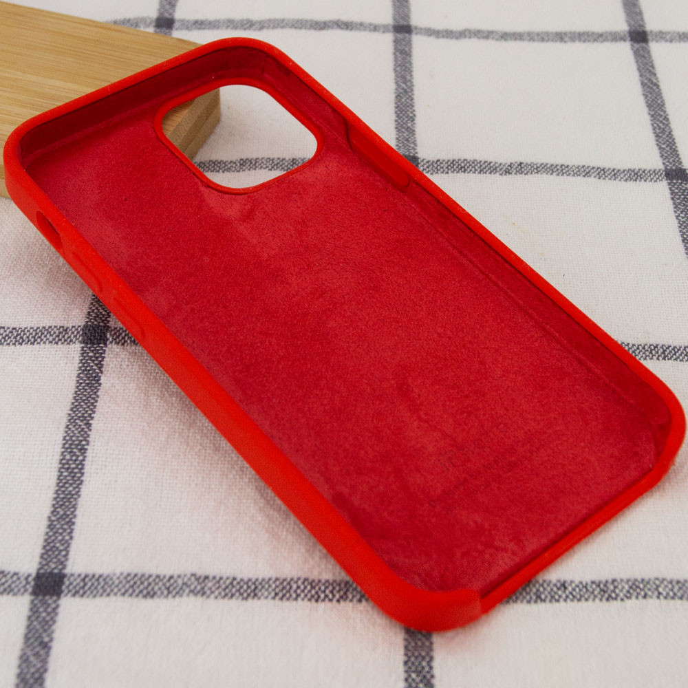 Silicone Case (AA) для iPhone 12 mini (5.4") (Red)-2