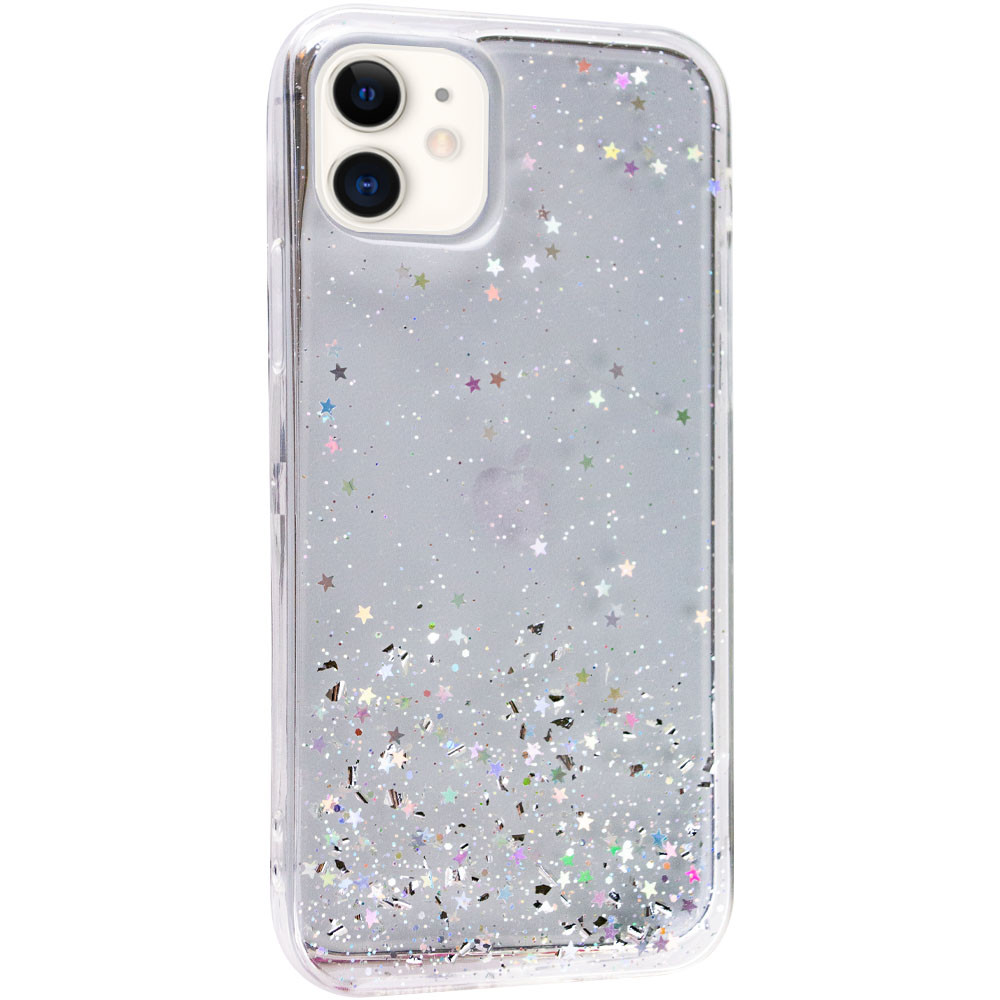 Накладка Star Glitter для IPhone 13 Pro  прозора-0