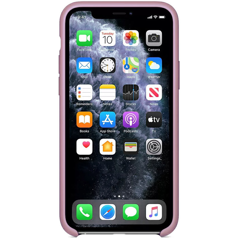 Silicone Case (AA) для iPhone 11 (6.1") (Lilac Pride)-1