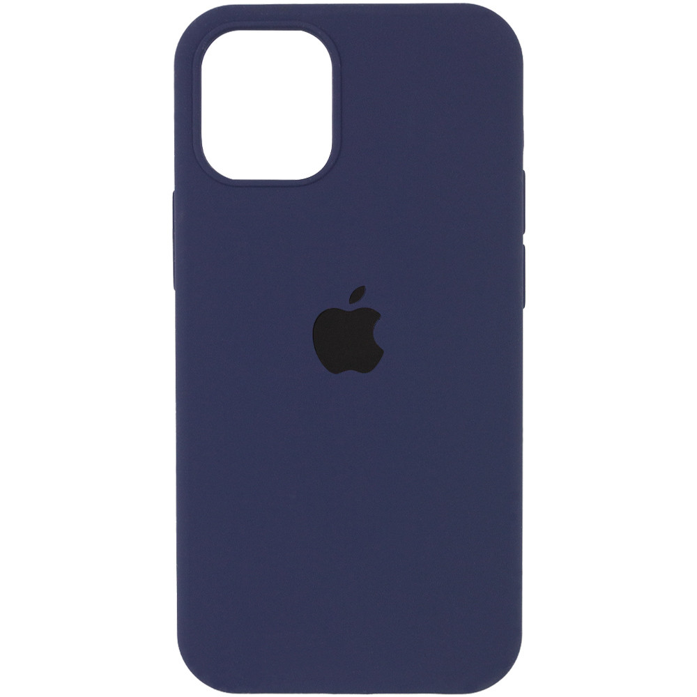 Silicone Case Full Protective (AA) для iPhone 13 (Midnight blue)-0