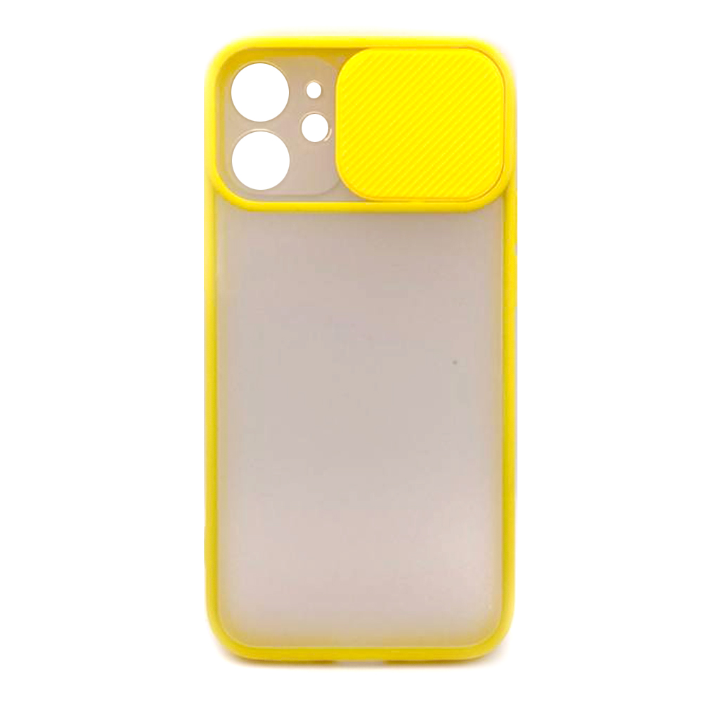 Накладка Camshield mate TPU для IPhone 12 mini (Yellow)-0