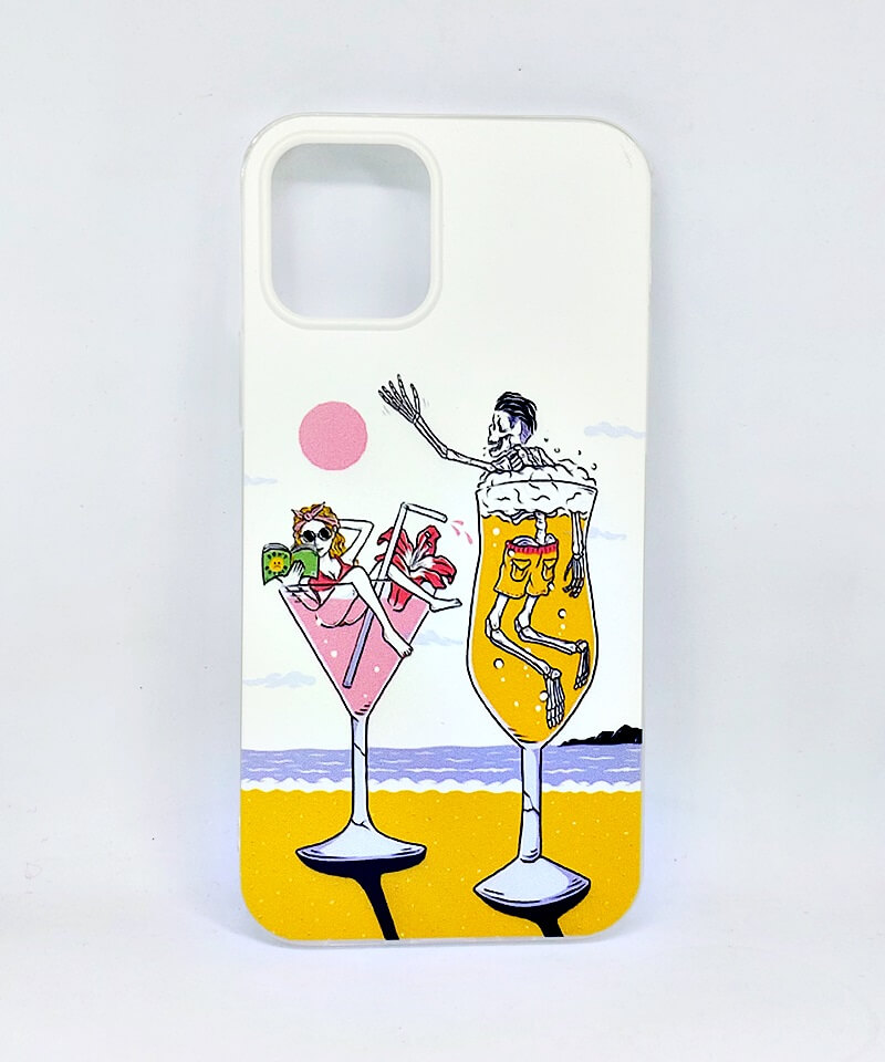 Накладка Skull Cartoon Phone Case для iPhone 12/12 Pro Cocktails-0