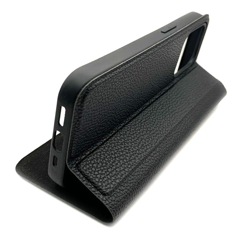 Книжка Leather Flip case для  iPhone 15 (Black)-3