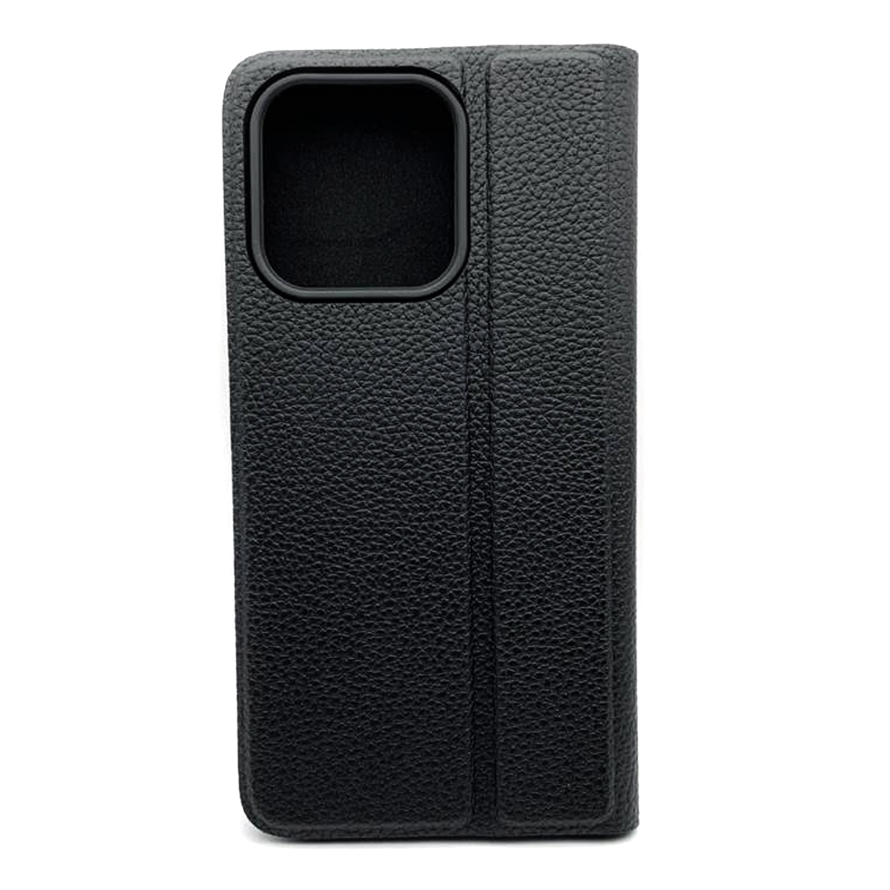 Книжка Leather Flip case для  iPhone 15 (Black)-1