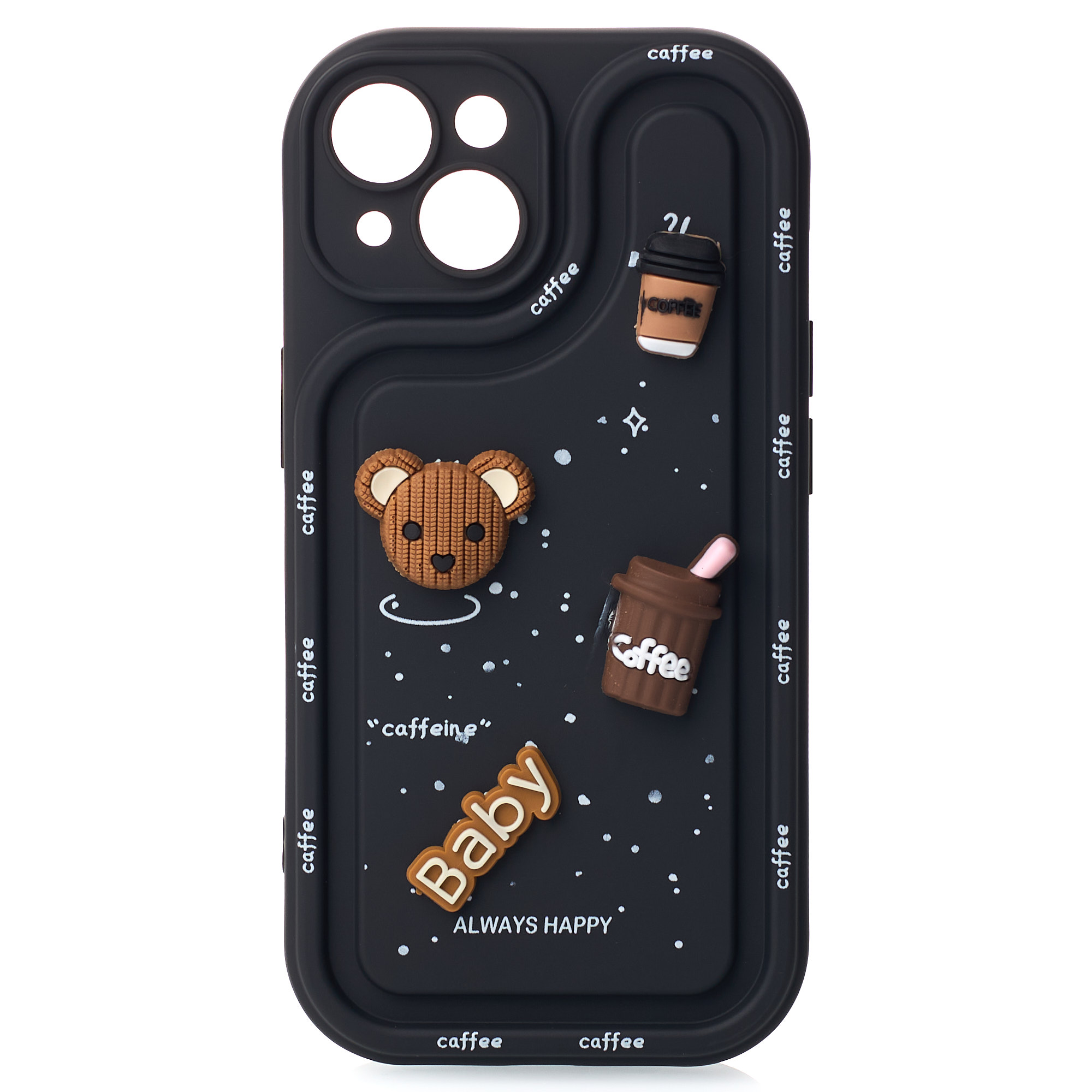 Чохол Pretty Toys для IPhone 15 (Black/baby)-0