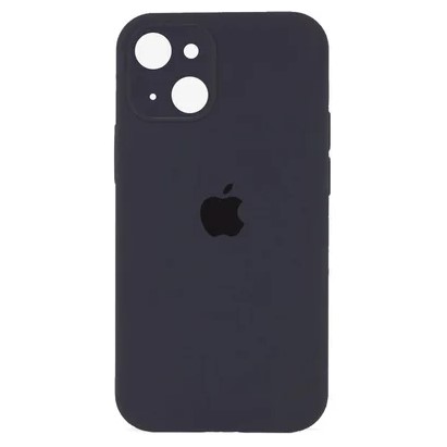 Silicone Case Full Camera Protective (AA) для iPhone 15 (Dark grey)-0