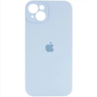 Silicone Case Full Camera Protective (AA) для iPhone 15 (Light blue)-0