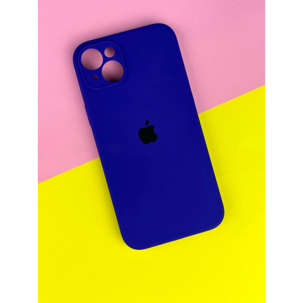 Silicone Case Full Camera Protective (AA) для iPhone 15 (Midnight blue)-0