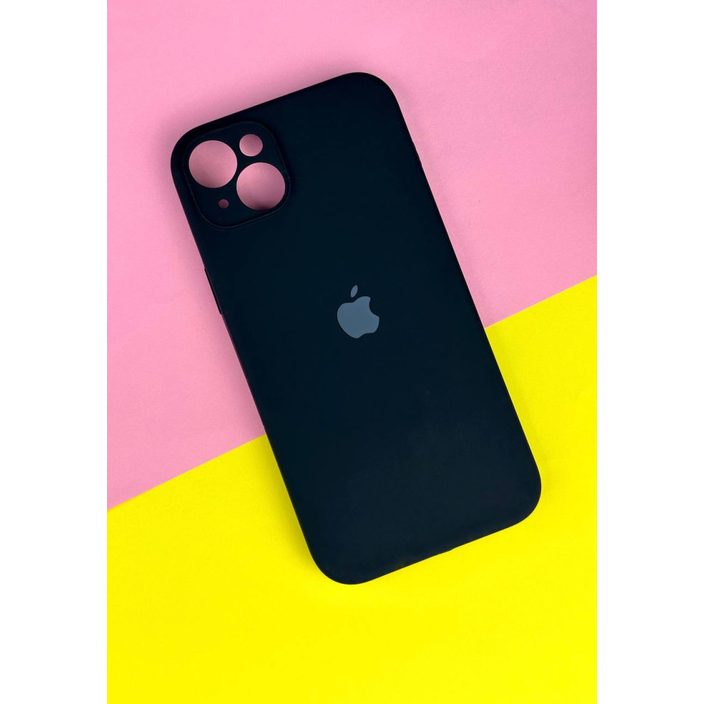 Silicone Case Full Camera Protective (AA) для iPhone 15 Pro (Black)-0