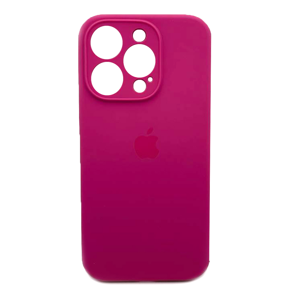 Silicone Case Full Camera Protective (AA) для iPhone 15 Pro (Dragon fruit)-0