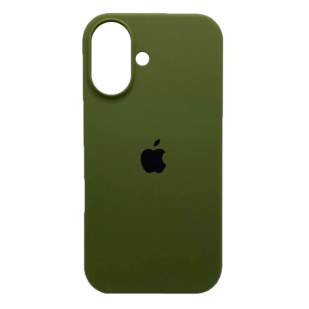 Silicone Case Full Protective (AA) для iPhone 16  (Virid)-0