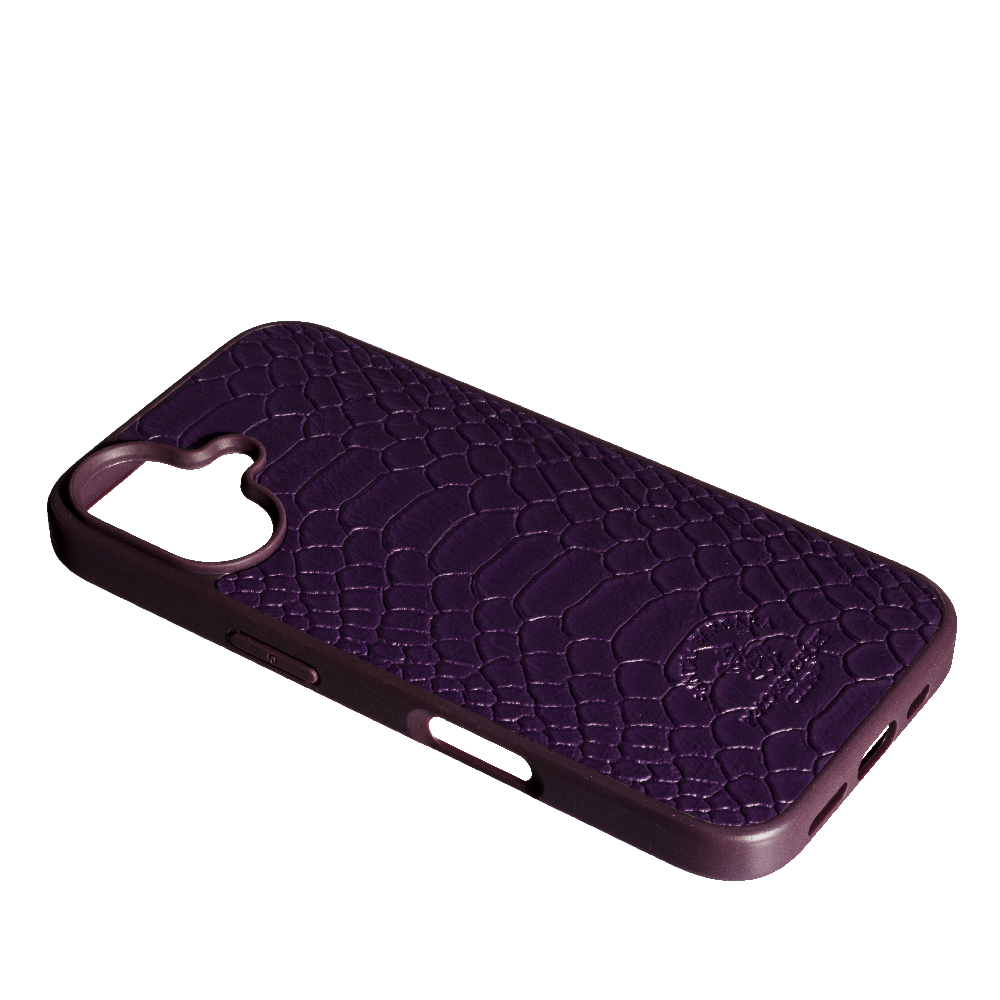 Накладка Santa Barbara Snake для iPhone 16  Violet-1