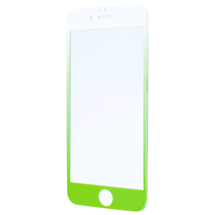 Захисне скло Rubber 3D для iPhone 6/6s (Green)-0