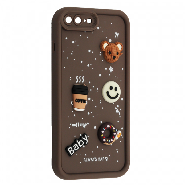 Чохол Pretty Toys для IPhone 7 Plus / 8 Plus (Brown/baby donut)-0