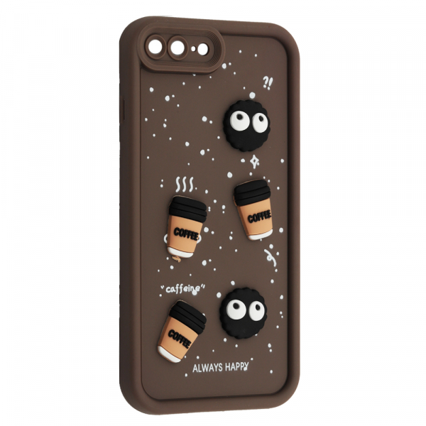 Чохол Pretty Toys для IPhone 7 Plus / 8 Plus (Brown/Always Happy)-0