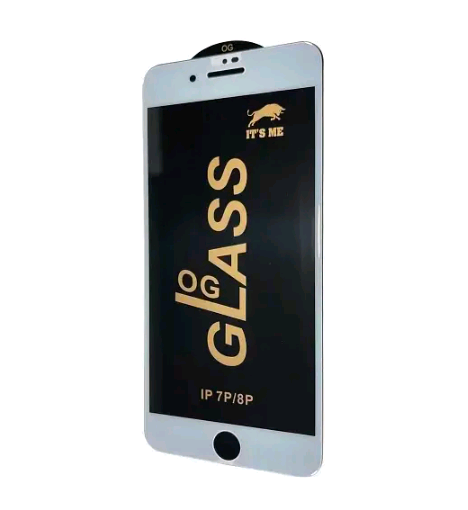 Захисне скло OG Glass для iPhone 6+/7+/8+ (Білий)-0