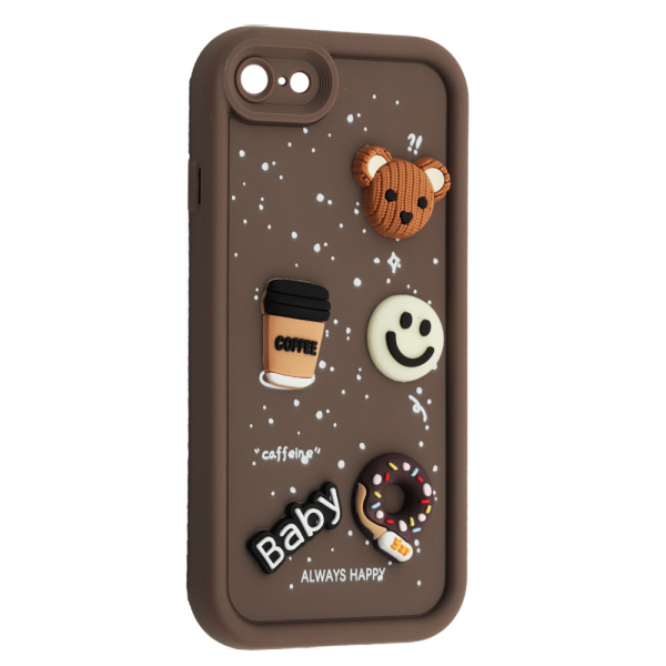 Чохол Pretty Toys для IPhone 7 / 8 / SE 2020 (Brown/baby donut)-0