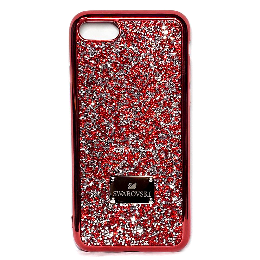 Накладка Grainy Diamonds для IPhone 7/8/SE 2020 червона-0