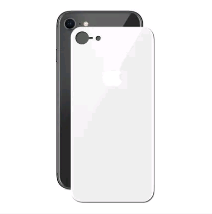 Захисне скло Back Glass iPhone 7/8/SE 2020 біле-0