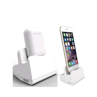 Док станція для  AirPods & iPhone (white)-0