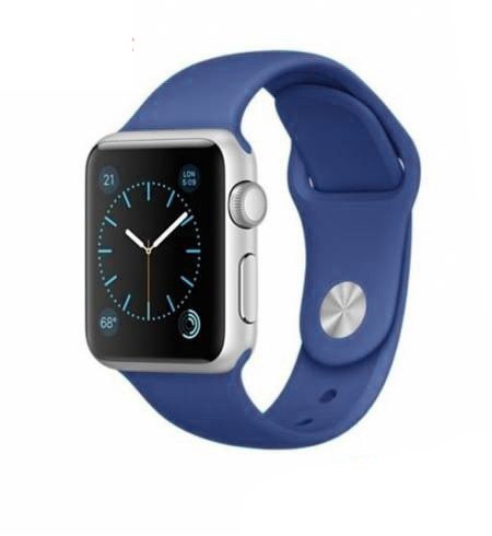 Ремінець Silicone (M/L)  для Watch 38/40/41 mm (Blue Cobalt)-0