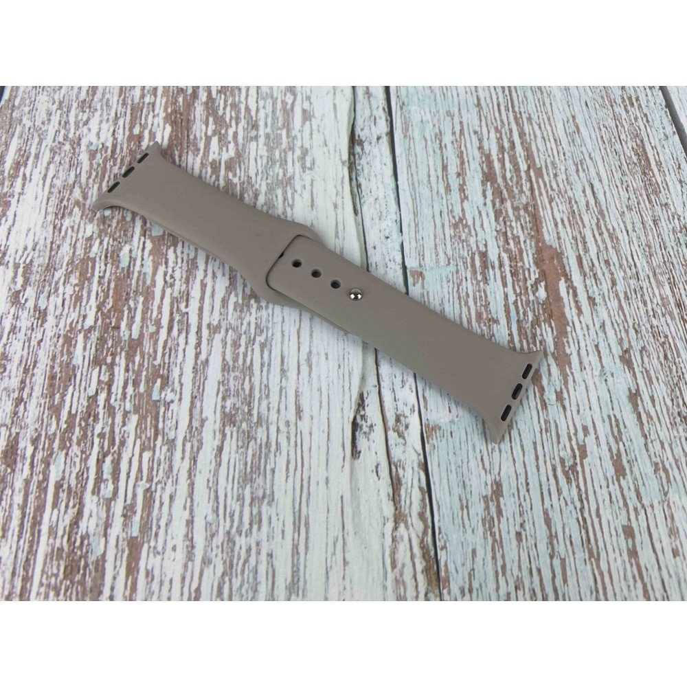 Ремінець Silicone (M/L)  для Watch 38/40/41 mm (Light grey)-0