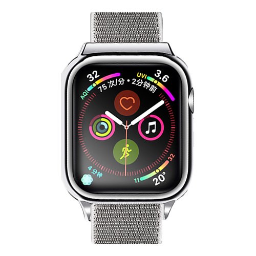 Ремінець Usams Apple Watch 4 Nylon Loop Strap 40mm Silver-1