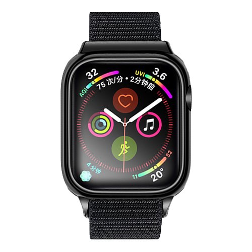 Ремінець Usams Apple Watch 4 Nylon Loop Strap 40mm Black-1