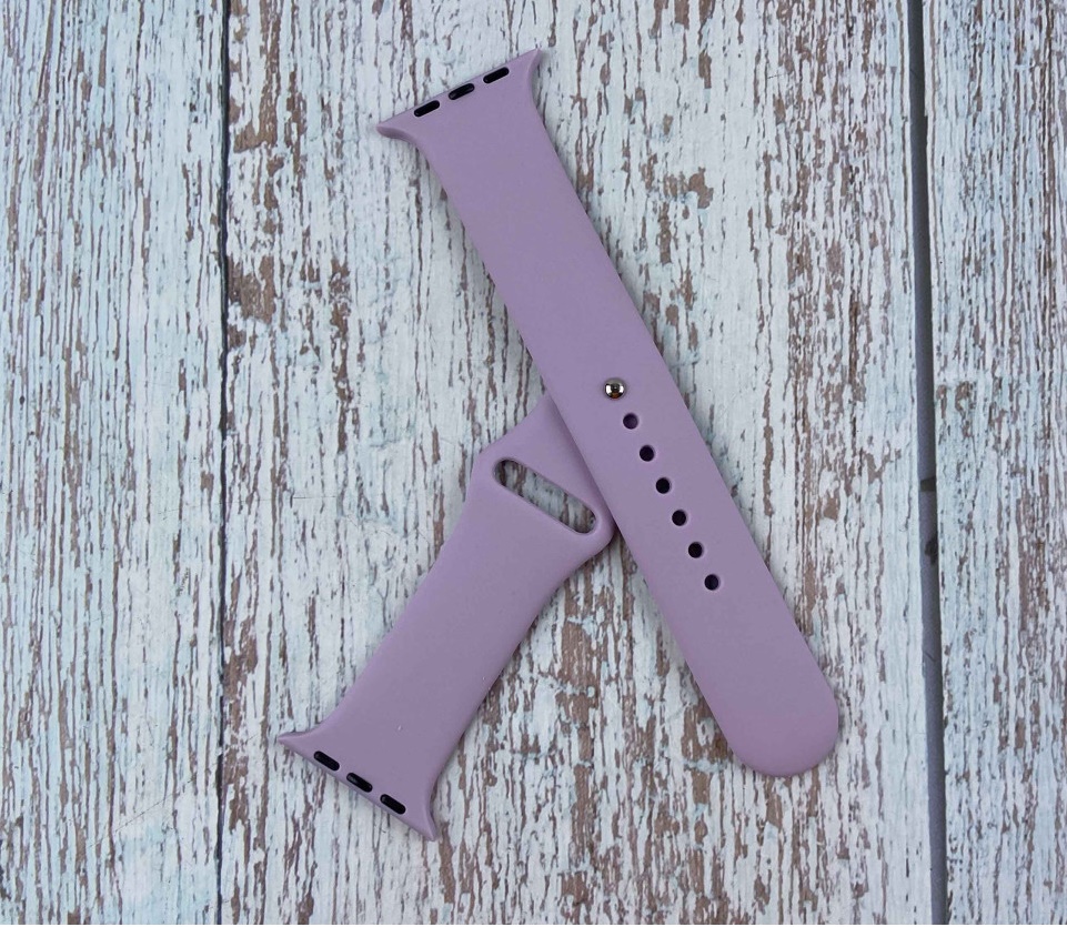 Ремінець Silicone (M/L) для Watch 42/44/45/49 mm  (Lilac pride)-0