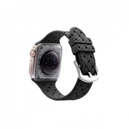 Ремінець GRID WEAVE для Apple Watch 38/40/41 mm Black-0