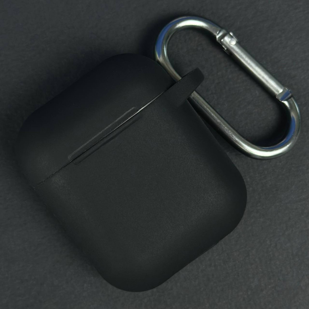 Силіконовий футляр для AirPods 4 (Black)-0