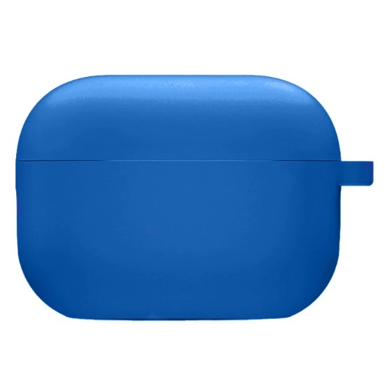 Silicone Case для Airpods 4 з мікрофіброю (Royal blue)-0