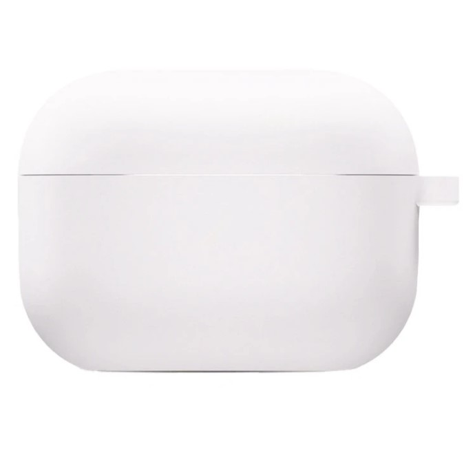 Silicone Case для Airpods 4 з мікрофіброю (White)-0